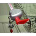 Cheap Price South Africa Supermarket trolley lock with custom coins operated
